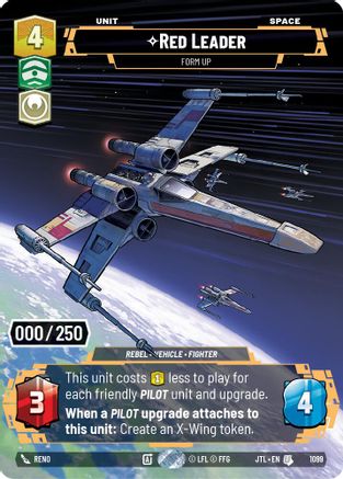 Red Leader - Form Up (1099) (Serialized) (1099) [Jump to Lightspeed]
