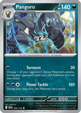 Pangoro (099/159) [Scarlet & Violet: Journey Together]