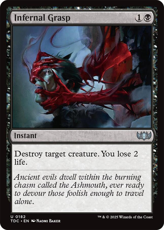 Infernal Grasp [Tarkir: Dragonstorm Commander]