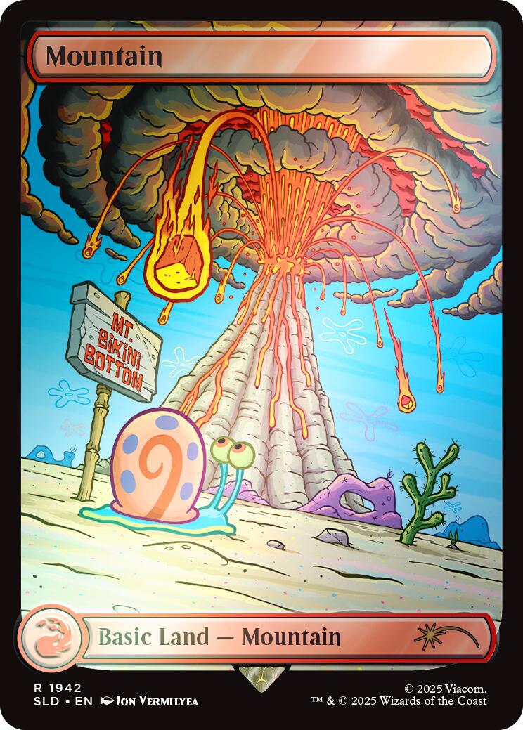 Mountain (1942) (Rainbow Foil) [Secret Lair Drop Series]