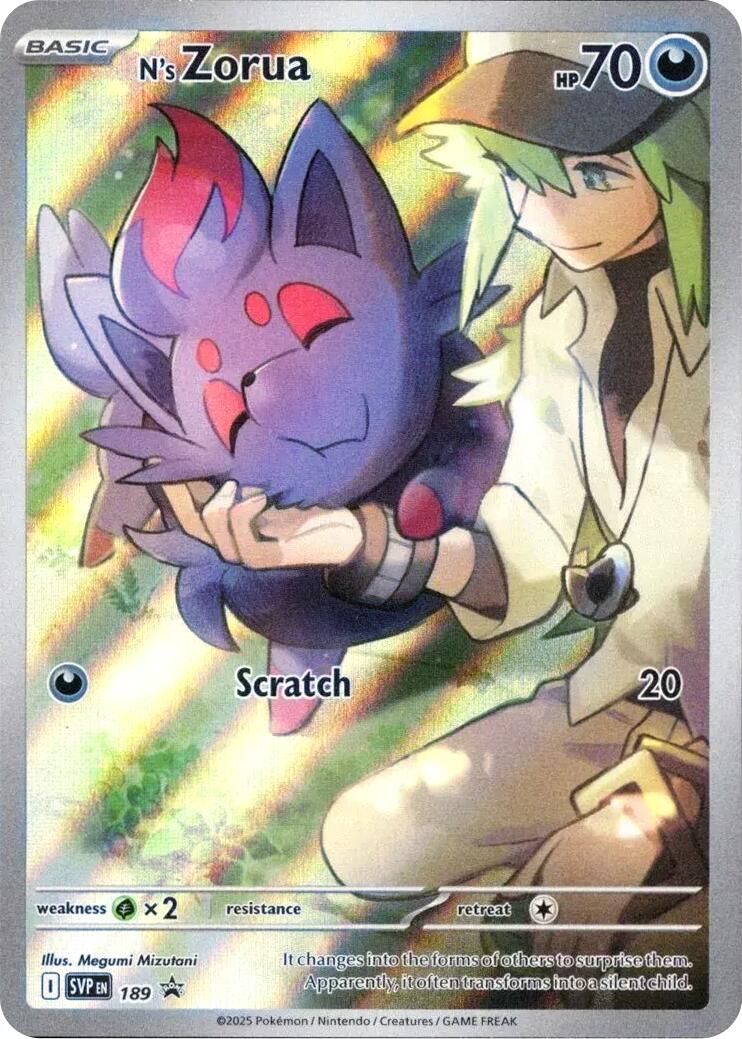 N's Zorua (SVP189) [Scarlet & Violet: Black Star Promos]
