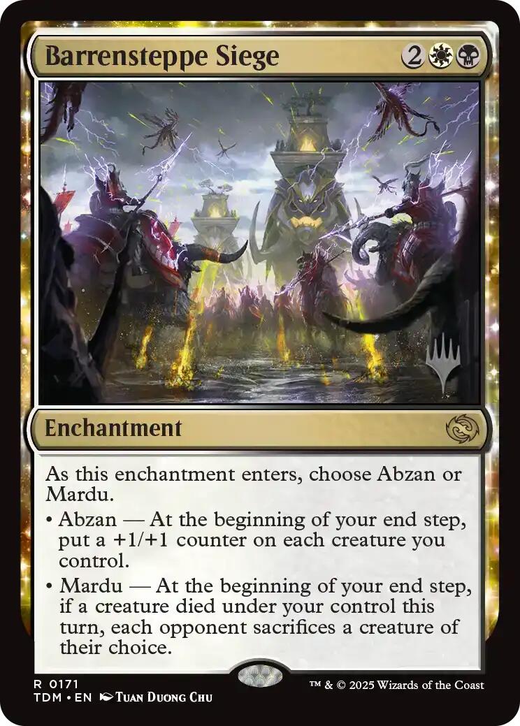 Barrensteppe Siege (Promo Pack) [Tarkir: Dragonstorm Promos]