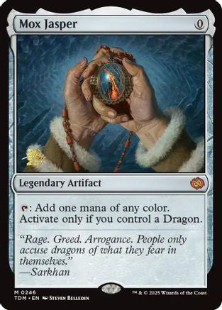 Mox Jasper [Tarkir: Dragonstorm Prerelease Promos]