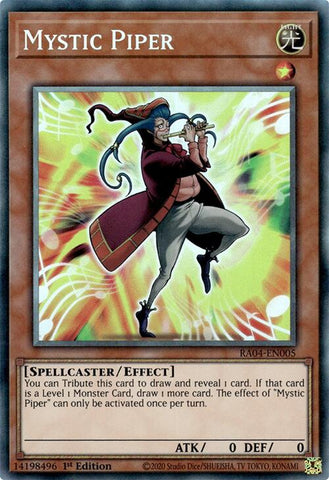 Mystic Piper [RA04-EN005] Prismatic Collector's Rare