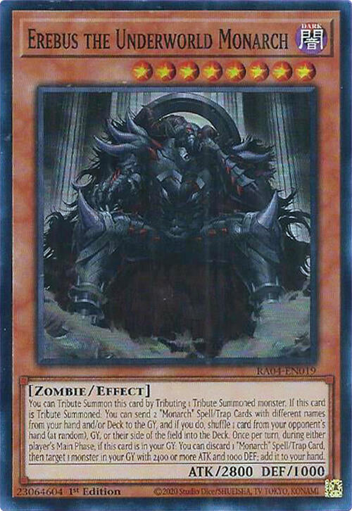 Erebus the Underworld Monarch [RA04-EN019] Super Rare