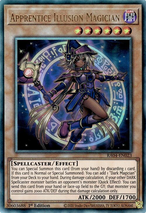 Apprentice Illusion Magician [RA04-EN023] Prismatic Ultimate Rare