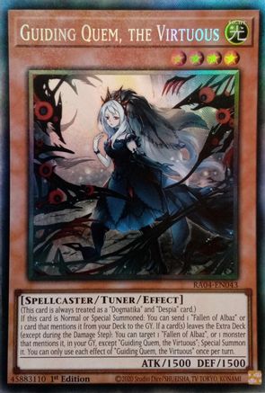 Guiding Quem, the Virtuous [RA04-EN043] Prismatic Collector's Rare