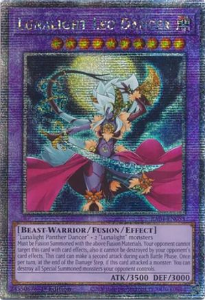 Lunalight Leo Dancer [RA04-EN053] Quarter Century Secret Rare