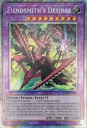 Fiendsmith's Desirae [RA04-EN056] Platinum Secret Rare