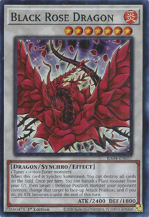 Black Rose Dragon [RA04-EN057] Super Rare