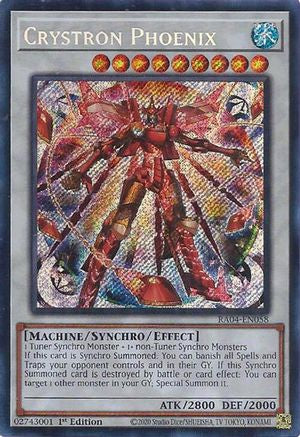 Crystron Phoenix [RA04-EN058] Secret Rare