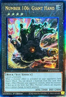 Number 106: Giant Hand [RA04-EN066] Prismatic Ultimate Rare