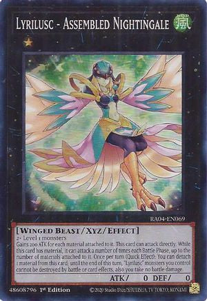 Lyrilusc - Assembled Nightingale [RA04-EN069] Super Rare