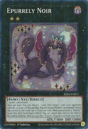 Epurrely Noir [RA04-EN071] Super Rare
