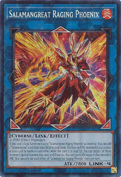 Salamangreat Raging Phoenix [RA04-EN083] Super Rare