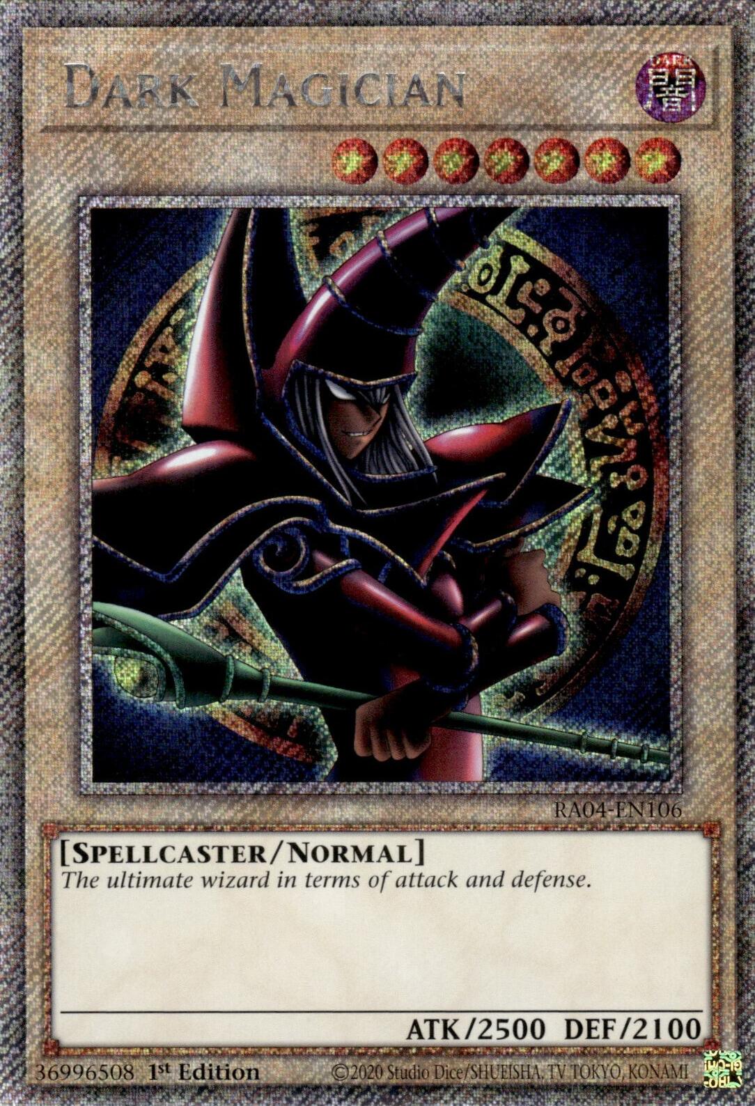 Dark Magician (Arkana) [RA04-EN106] Platinum Secret Rare