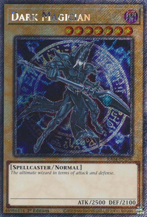 Dark Magician (7th Art) [RA04-EN106] Platinum Secret Rare