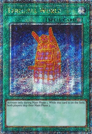 Terminal World [RA04-EN148] Quarter Century Secret Rare