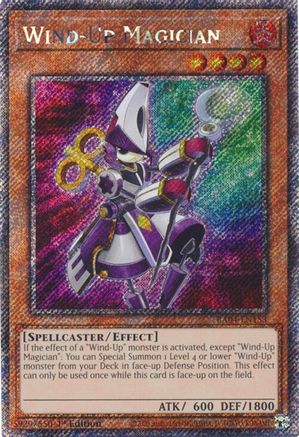 Wind-Up Magician [RA04-EN153] Platinum Secret Rare