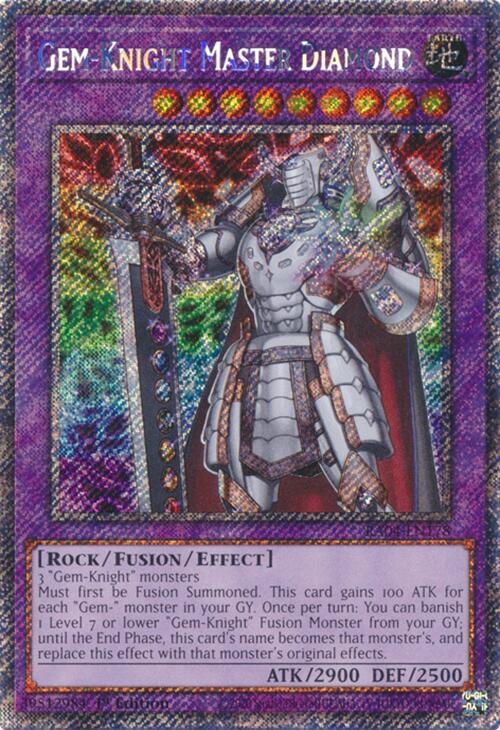Gem-Knight Master Diamond [RA04-EN178] Platinum Secret Rare