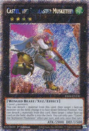 Castel, the Skyblaster Musketeer [RA04-EN230] Platinum Secret Rare