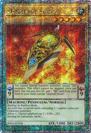 Qliphort Scout [RA04-EN236] Quarter Century Secret Rare