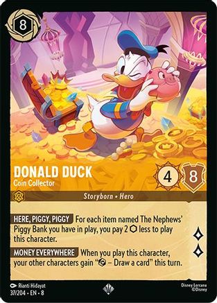 Donald Duck - Coin Collector (37/204) [Reign of Jafar]