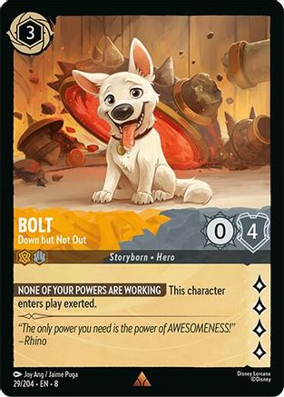 Bolt - Down but Not Out (29/204) [Reign of Jafar]