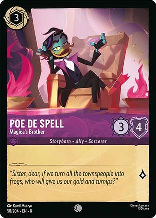 Poe De Spell - Magica's Brother (58/204) [Reign of Jafar]