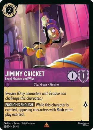Jiminiy Cricket - Level-Headed and Wise (62/204) [Reign of Jafar]