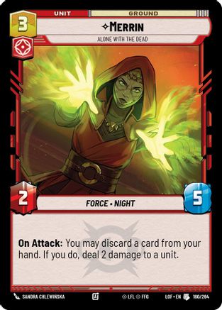 Merrin - Alone with the Dead (160/264) (160/264) [Legends of the Force]