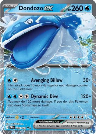 Dondozo ex (066/182) [Scarlet & Violet: Destined Rivals]