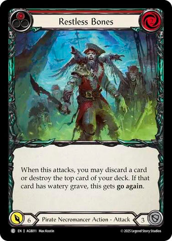 Restless Bones (Red) [AGB011] (Armory Deck: Gravy Bones)