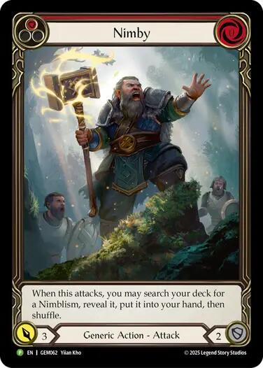 Nimby (Red) [GEM062] (GEM Pack 2)  Rainbow Foil