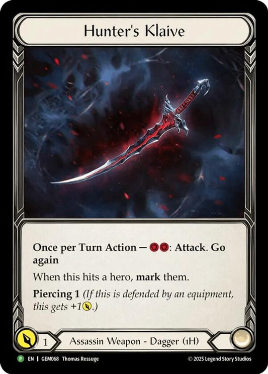 Hunter's Klaive [GEM068] (GEM Pack 2)