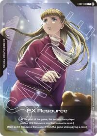 EX Resource (EXRP-001) (Mobile Suit Gundam Wing) (EXRP-001) [Promotional EX Resource Tokens]