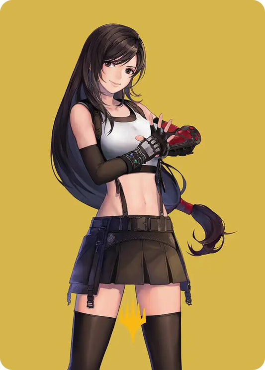 Tifa, Martial Artist Art Card (Gold-Stamped Planeswalker Symbol) [FINAL FANTASY Art Series]