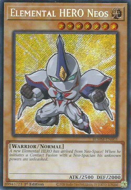 Elemental HERO Neos [BLMM-EN003] Secret Rare