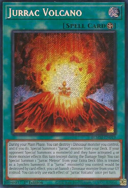 Jurrac Volcano [BLMM-EN019] Secret Rare