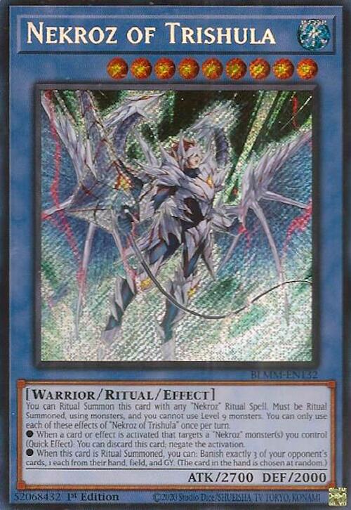 Nekroz of Trishula [BLMM-EN132] Secret Rare