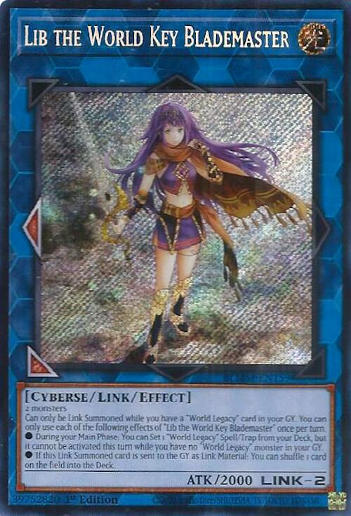 Lib the World Key Blademaster [BLMM-EN159] Secret Rare