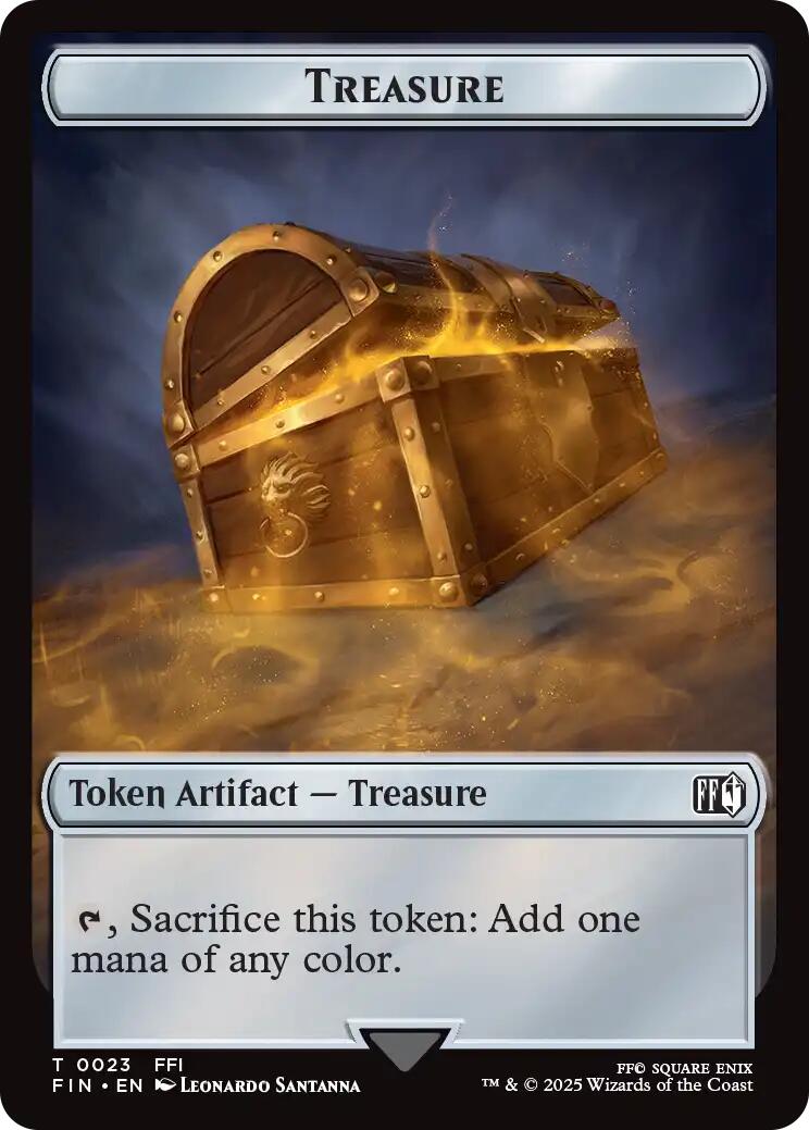 Hero (0006) // Treasure Double-Sided Token [FINAL FANTASY Tokens]