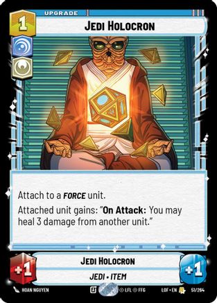 Jedi Holocron (51/264) (51/264) [Legends of the Force]