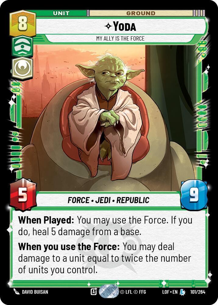 Yoda - My Ally is the Force (101/264) (101/264) [Legends of the Force]