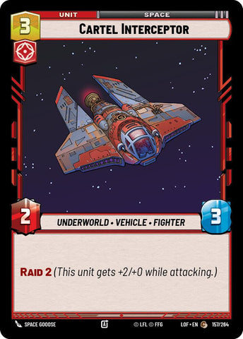 Cartel Interceptor (157/264) (157/264) [Legends of the Force]