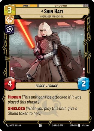 Shin Hati - Overeager Apprentice (183/264) (183/264) [Legends of the Force]