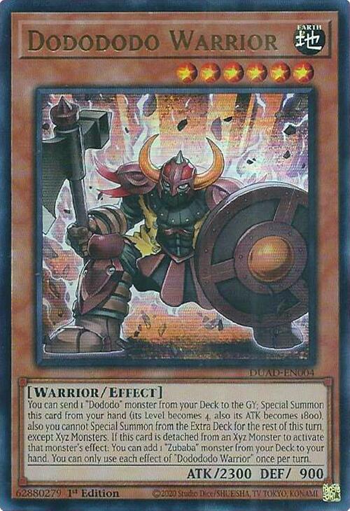 Dodododo Warrior [DUAD-EN004] Ultra Rare