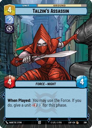 Talzin's Assassin (299) (Hyperspace) (299) [Legends of the Force]