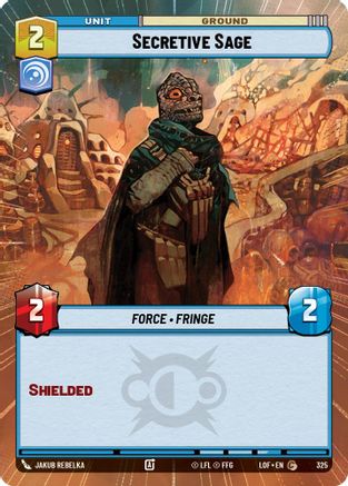 Secretive Sage (325) (Hyperspace) (325) [Legends of the Force]