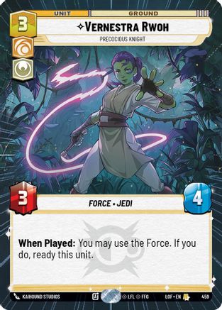 Vernestra Rwoh - Precocious Knight (459) (Hyperspace) (459) [Legends of the Force]